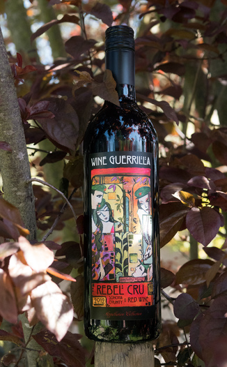 Wine Guerrilla 2012 "Rebel Cru" Sonoma County Red Wine 750ml Wine Bottle