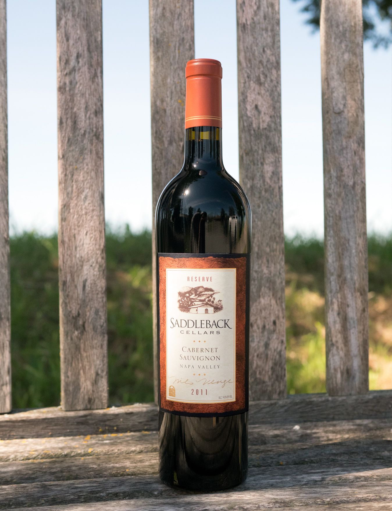 Saddleback Cellars 2011 Reserve Napa Valley Cabernet Sauvignon 750ml Wine Bottle