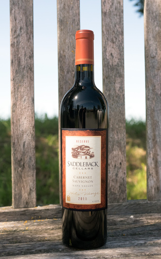 Saddleback Cellars 2011 Reserve Napa Valley Cabernet Sauvignon 750ml Wine Bottle
