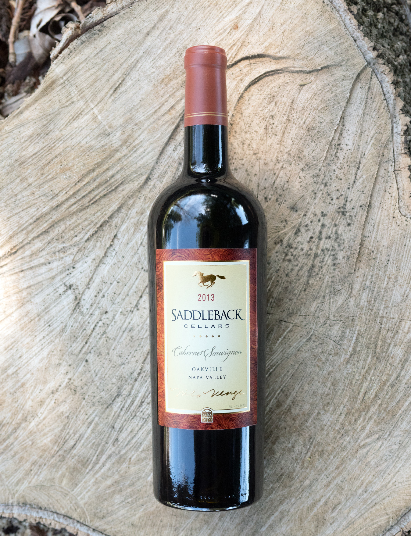 Saddleback Cellars 2013 Oakville Napa Valley Cabernet Sauvignon 750ml Wine Bottle