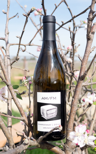 AM/FM 2014 Santa Maria Valley Chardonnay 750ml Wine Bottle
