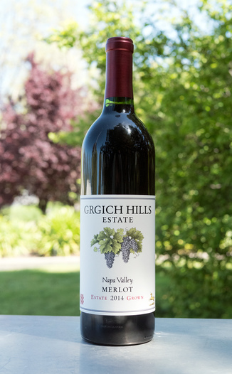 Grgich Hills Estate 2014 Estate Grown Napa Valley Merlot 750ml Wine Bottle