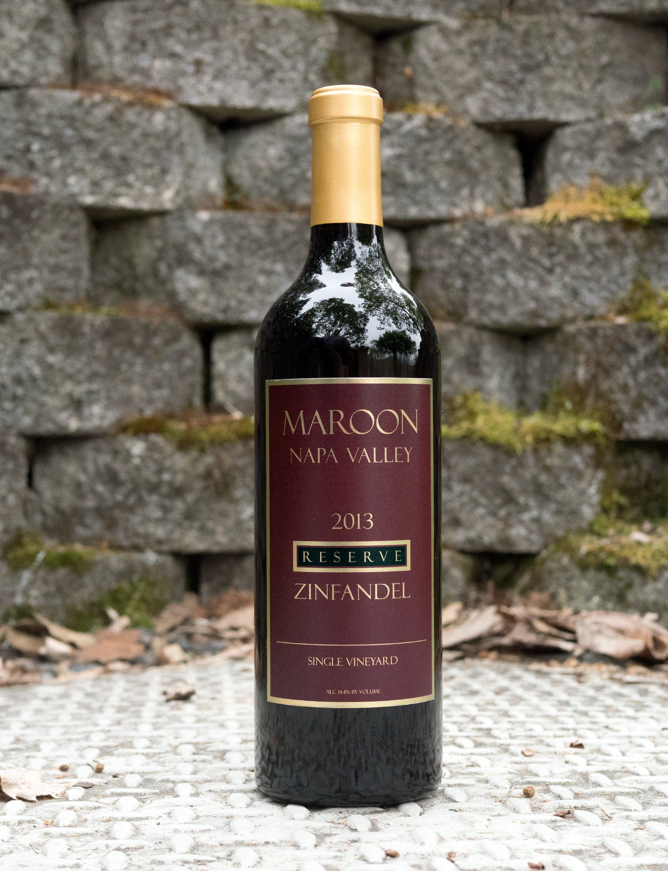 Maroon 2013 Reserve Napa Valley Single Vineyard Zinfandel 750ml Wine Bottle