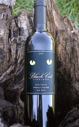 Black Cat Vineyard 2005 Family Cuvee 750ml Wine Bottle