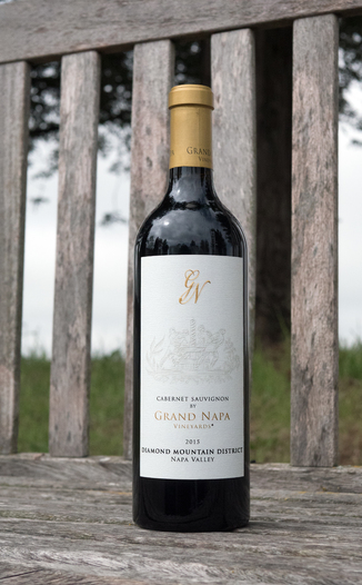 Grand Napa 2015 Diamond Mountain District Napa Valley Cabernet Sauvignon 750ml Wine Bottle