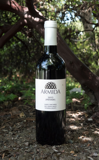 Armida Winery 2015 Maple Vineyards Dry Creek Valley Sonoma County Zinfandel 750ml Wine Bottle