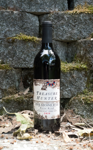 Kitfox Vineyards 2016 Treasure Hunter Five-Second Rule Alexander Valley Sonoma County Petite Sirah 750ml Wine Bottle