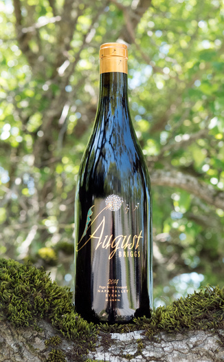 August Briggs Winery 2014 Page Nord Vineyard Napa Valley Syrah 750ml Wine Bottle
