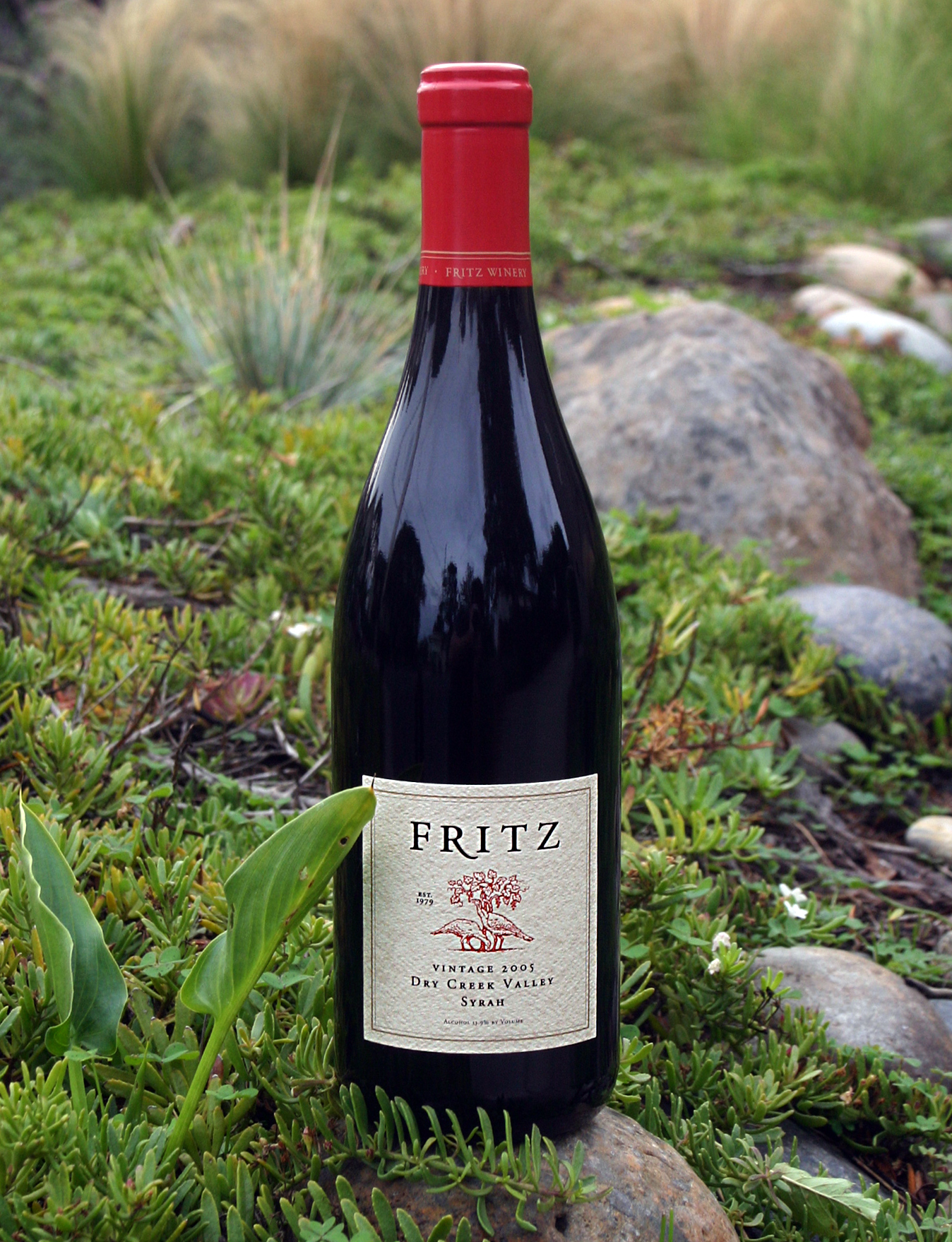 Fritz Underground Winery 2005 Dry Creek Valley Syrah 750ml Wine Bottle