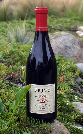 Fritz Underground Winery 2005 Dry Creek Valley Syrah 750ml Wine Bottle