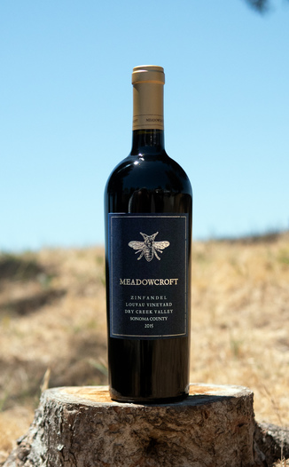 Meadowcroft Wines 2015 Louvau Vineyard Dry Creek Valley Sonoma County Zinfandel 750ml Wine Bottle