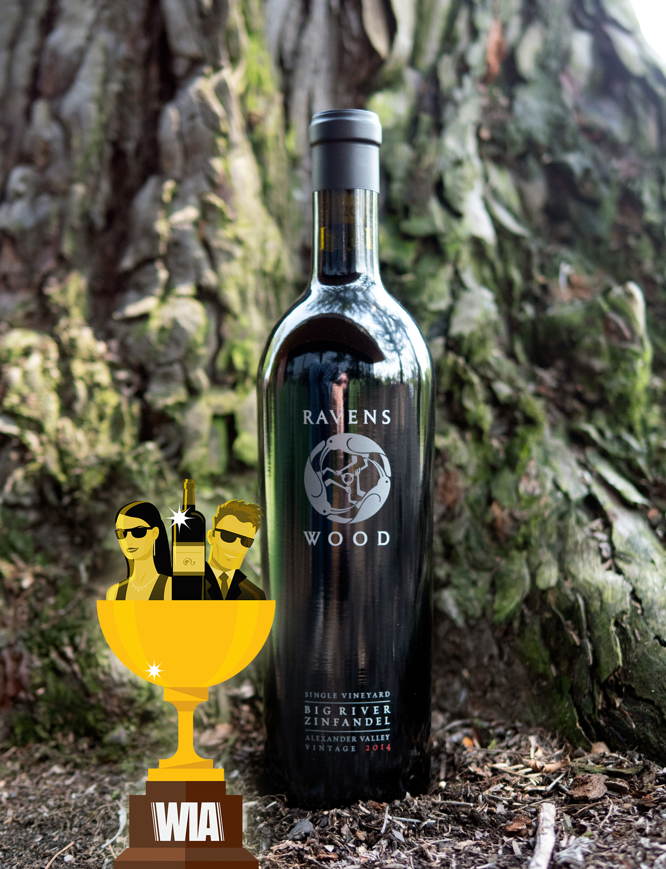 Ravenswood Winery 2014 Big River Single Vineyard Alexander Valley Zinfandel 750ml Wine Bottle