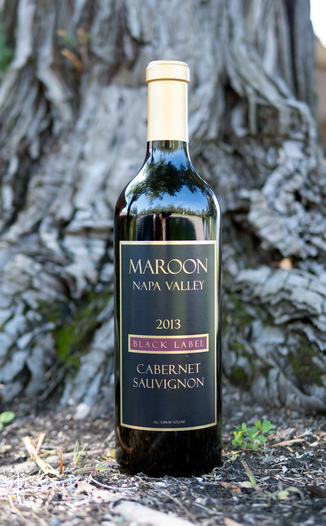 Maroon 2013 Black Label Napa Valley Cabernet Sauvignon 750ml Wine Bottle