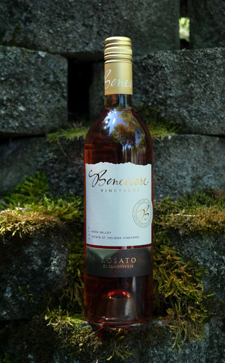 Benessere Vineyards 2017 Estate St. Helena Vineyard Napa Valley Rosato Di Sangiovese 750ml Wine Bottle