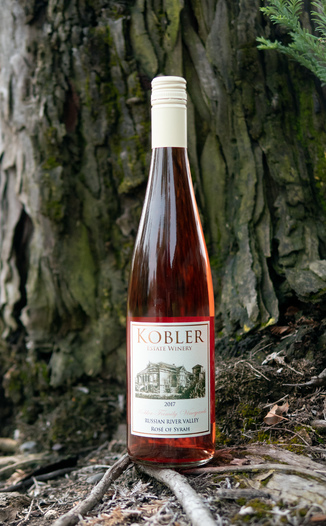 Kobler Estate Winery 2017 Kobler Family Vineyards Russian River Valley Rosé of Syrah 750ml Wine Bottle