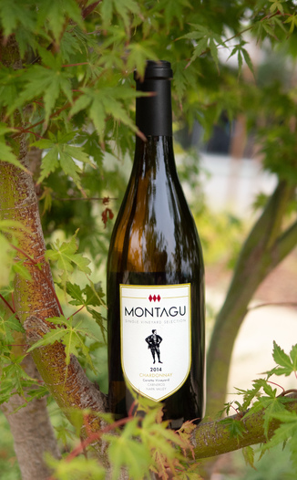Montagu 2014 Single Vineyard Selection Corotto Vineyard Carneros Napa Valley Chardonnay 750ml Wine Bottle