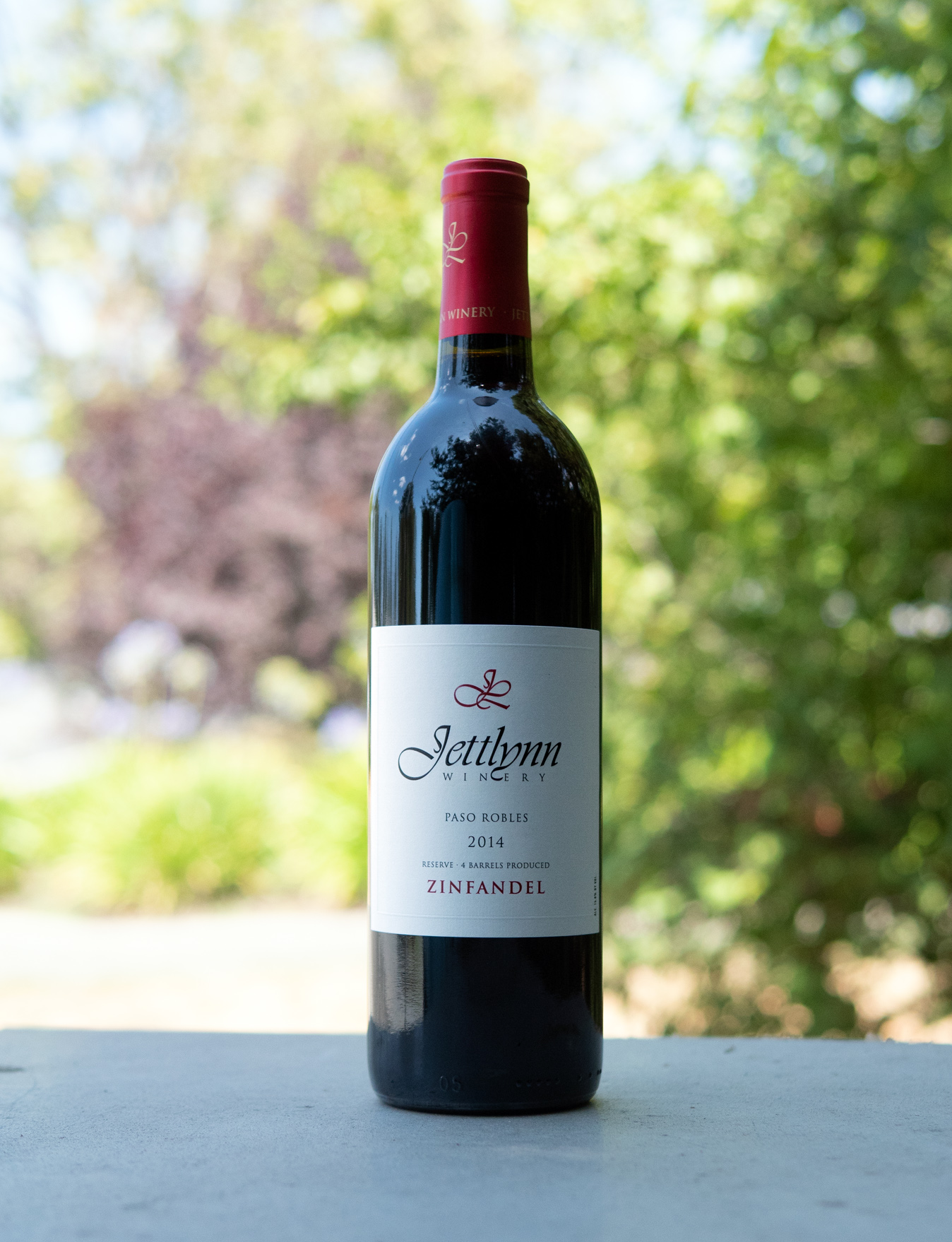 Jettlynn 2014 Reserve Paso Robles Zinfandel 750ml Wine Bottle