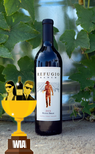 Refugio Ranch Vineyards 2015 Santa Ynez Valley Petite Sirah 750ml Wine Bottle