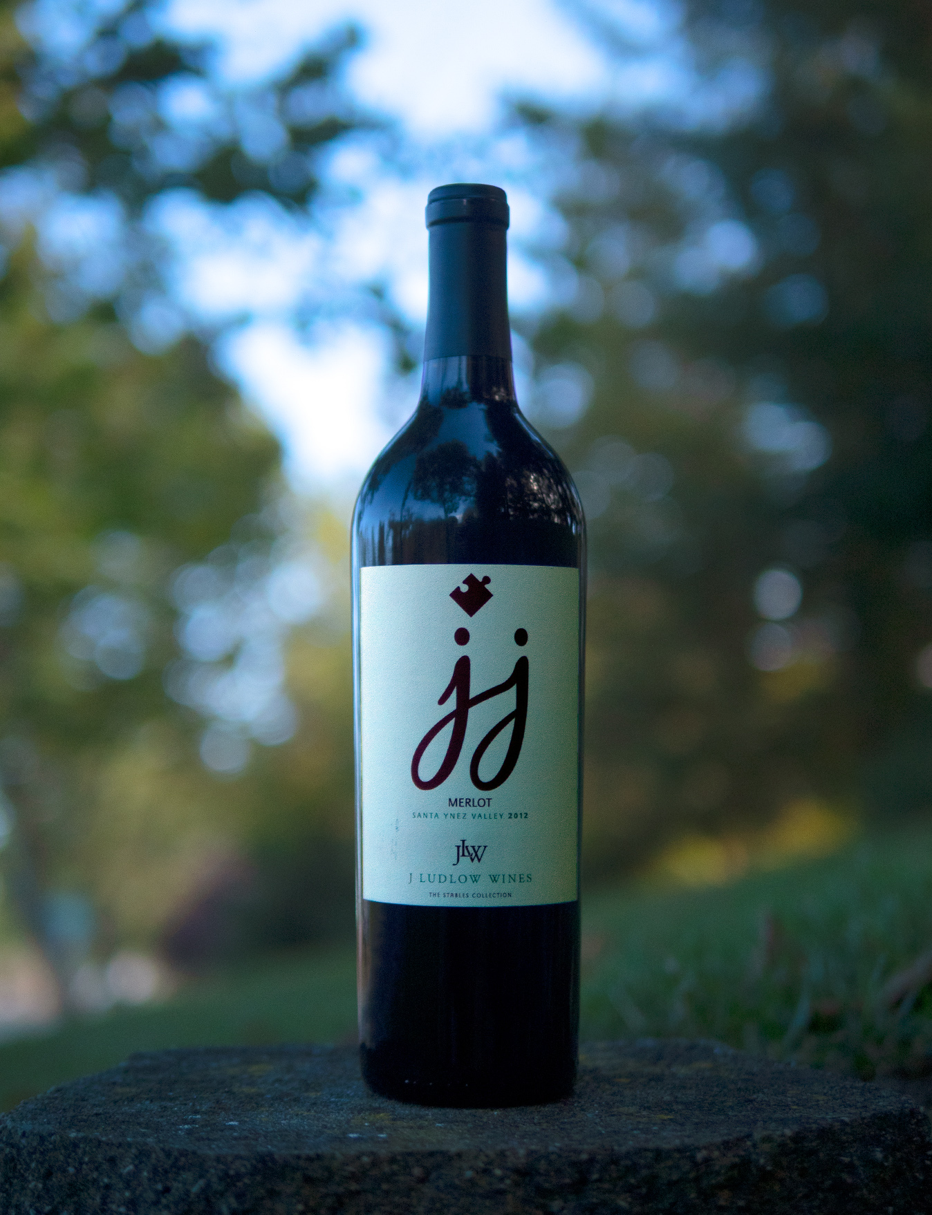 J Ludlow Wines 2012 "JJ" Santa Ynez Valley Merlot 750ml Wine Bottle