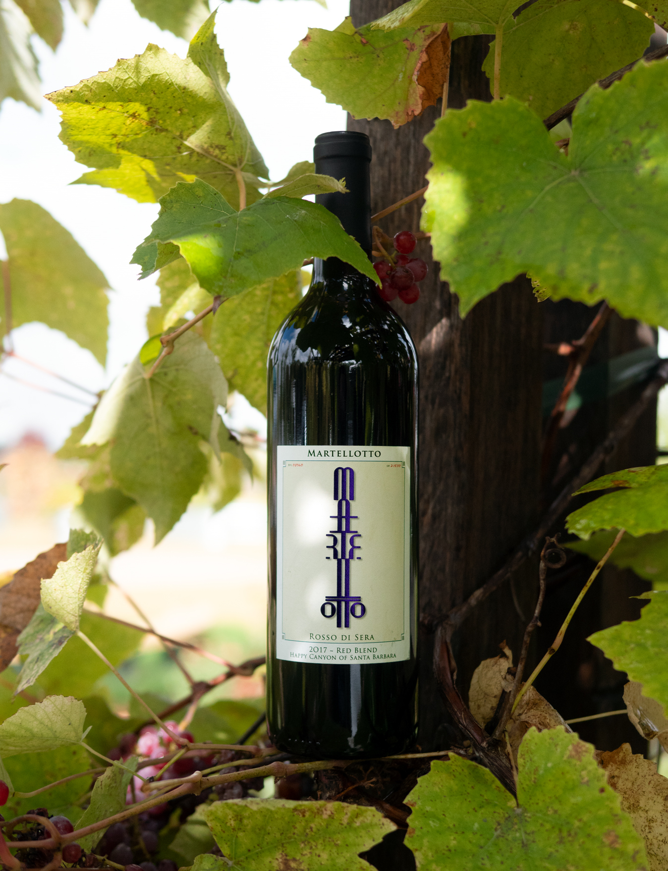 Martellotto Wines 2017 Happy Canyon of Santa Barbara Rosso Di Sera Red Blend 750ml Wine Bottle