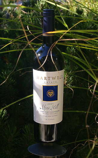 Hartwell Vineyards 2005 Miste Hill Cabernet Sauvignon 750ml Wine Bottle