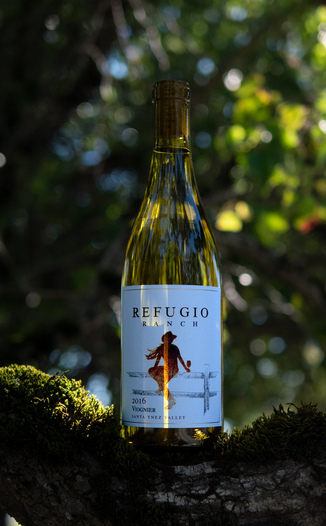 Refugio Ranch Vineyards 2016 Santa Ynez Valley Viognier 750ml Wine Bottle