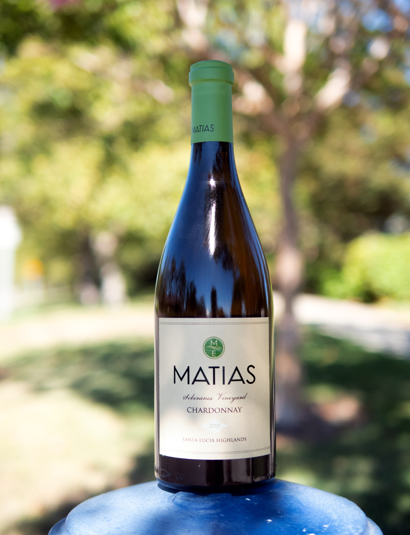 Matias 2015 Soberanes Vineyard Santa Lucia Highlands Chardonnay 750ml Wine Bottle