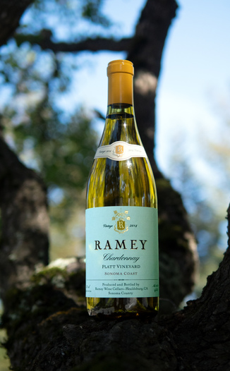 Ramey 2014 Platt Vineyard Sonoma Coast Chardonnay 750ml Wine Bottle