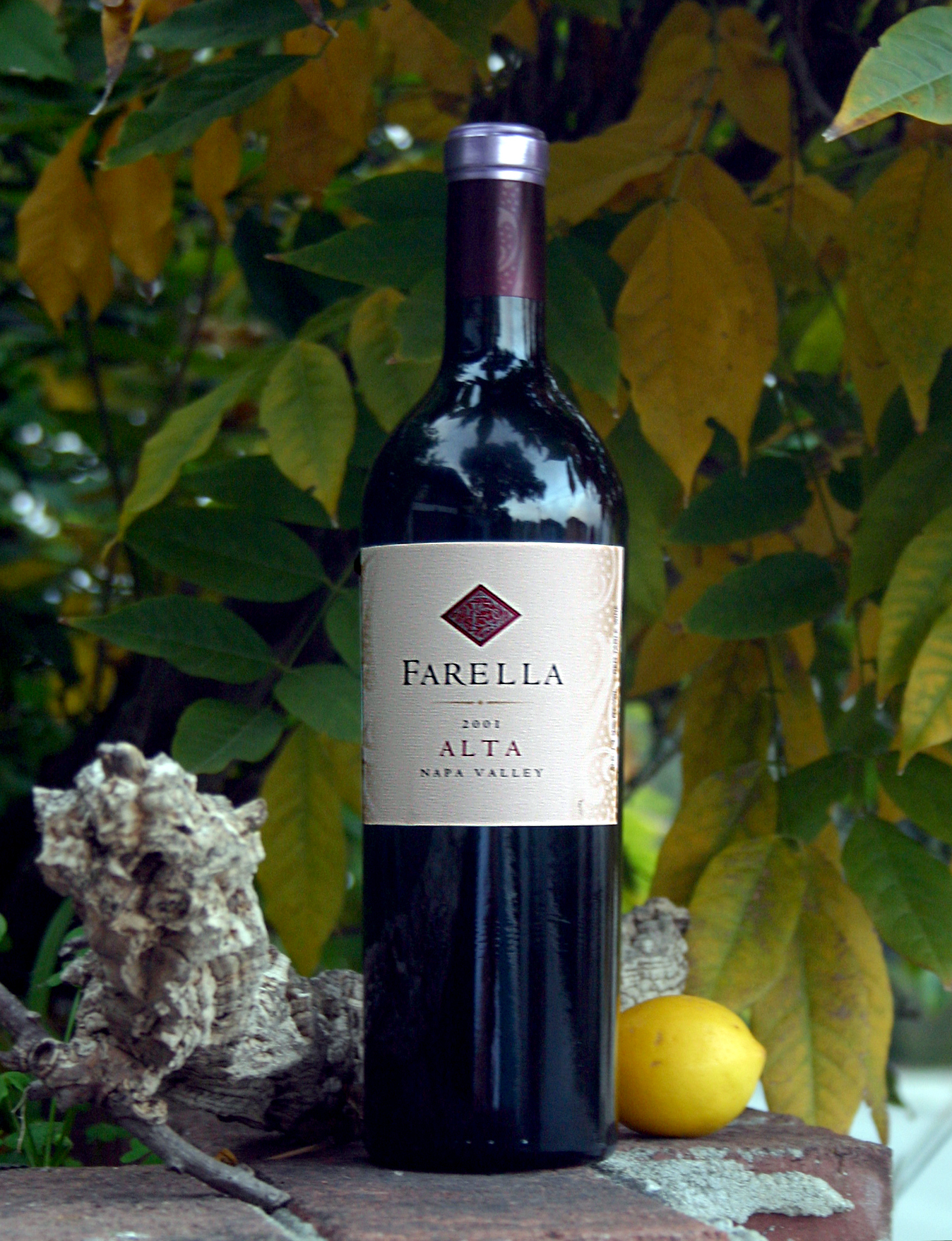 Farella-Park Vineyards 2001 Alta - Bordeaux Blend 750ml Wine Bottle