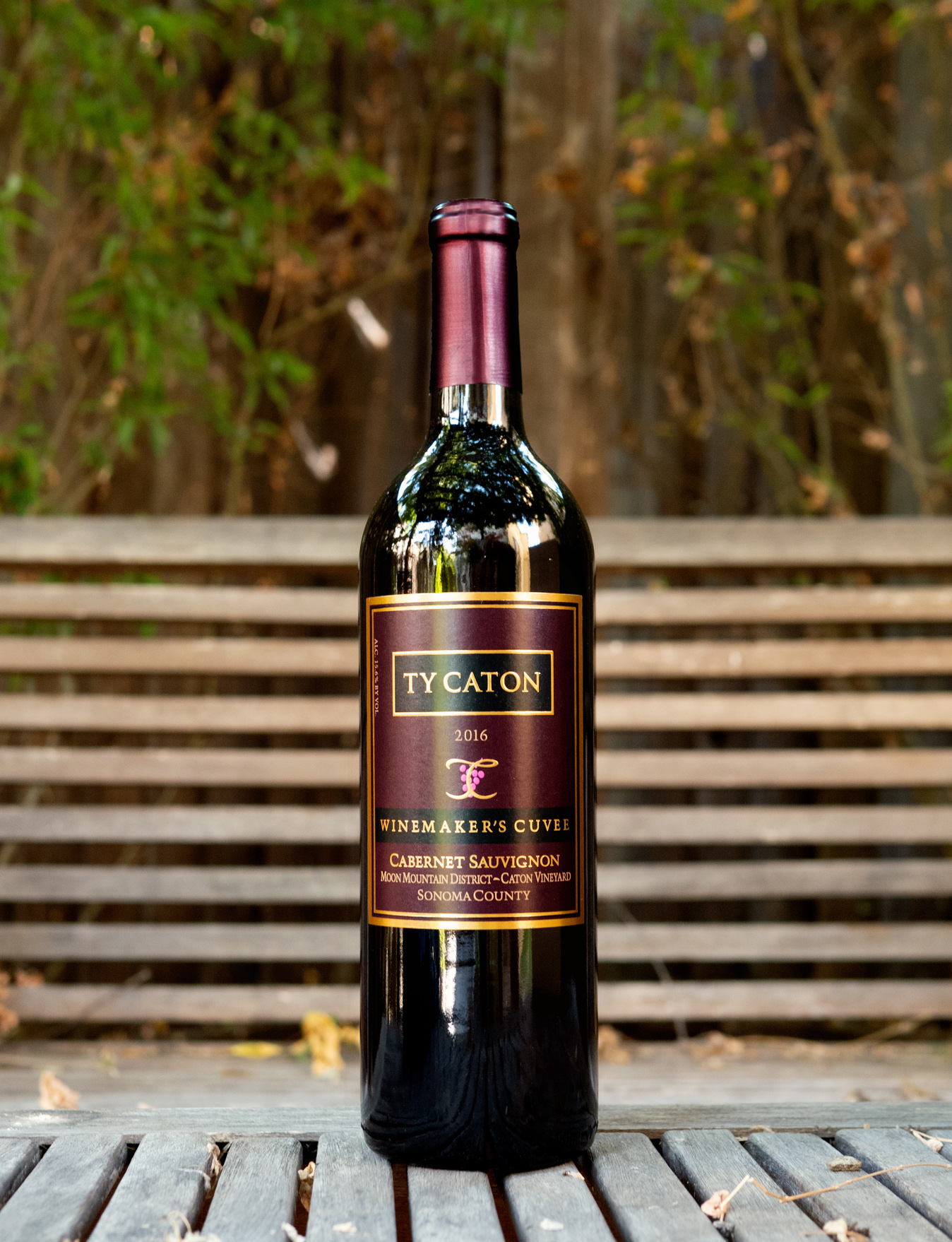 Ty Caton 2016 'Winemaker's Cuvee' Moon Mountain Estate Cabernet Sauvignon 750ml Wine Bottle