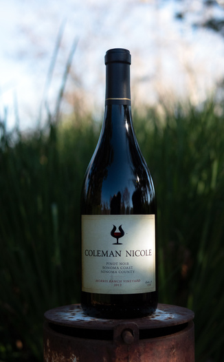 Coleman Nicole 2012 Sonoma Coast Sonoma County Morris Ranch Vineyard Pinot Noir 750ml Wine Bottle