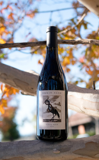 Orrin Sage 2016 Sonoma Mountain Pinot Noir 750ml Wine Bottle