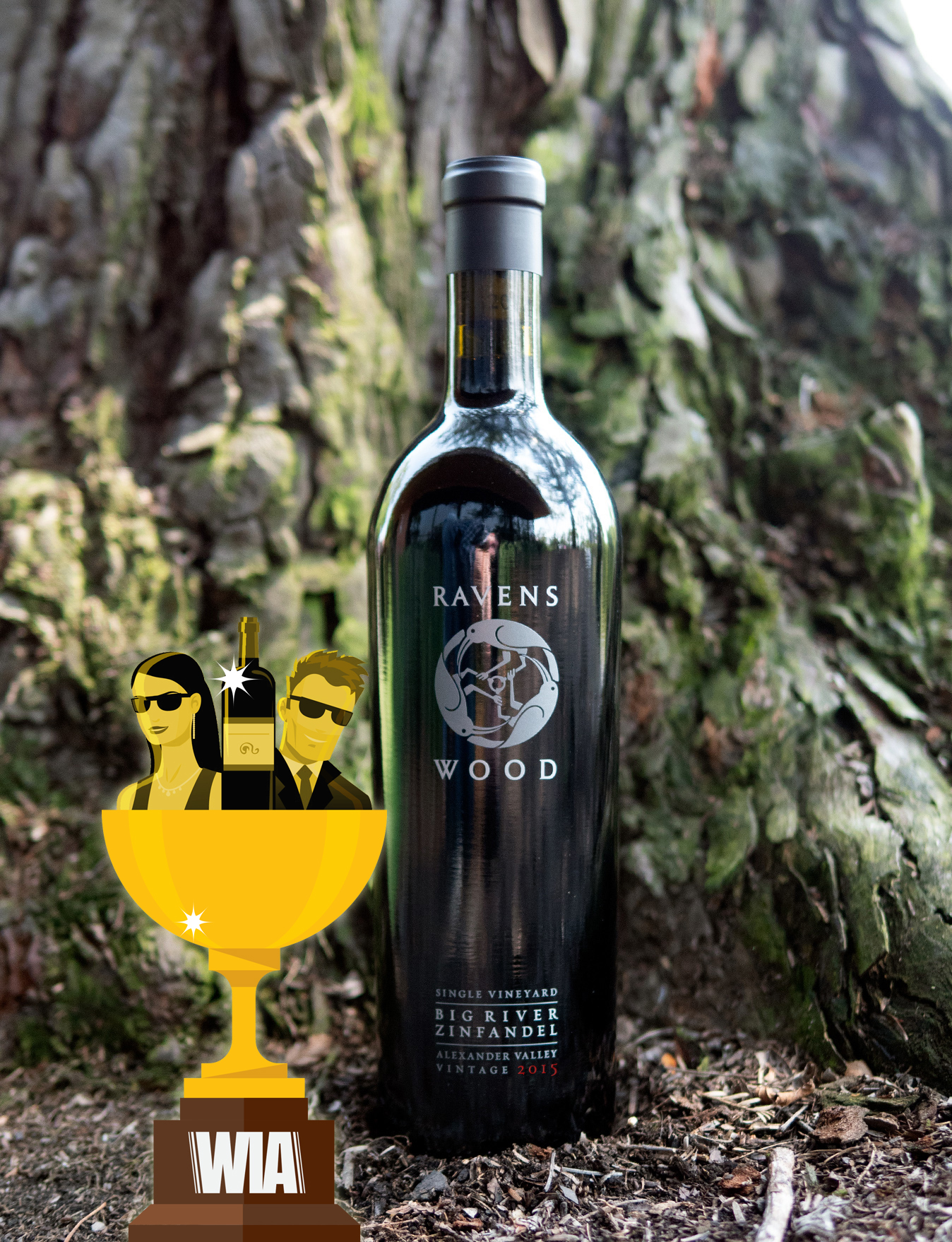 Ravenswood Winery 2015 Big River Single Vineyard Alexander Valley Zinfandel 750ml Wine Bottle