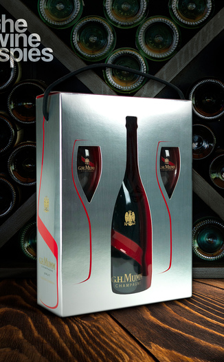 G.H. Mumm NV "Grand Cordon" Brut Champagne 750ml Wine Bottle