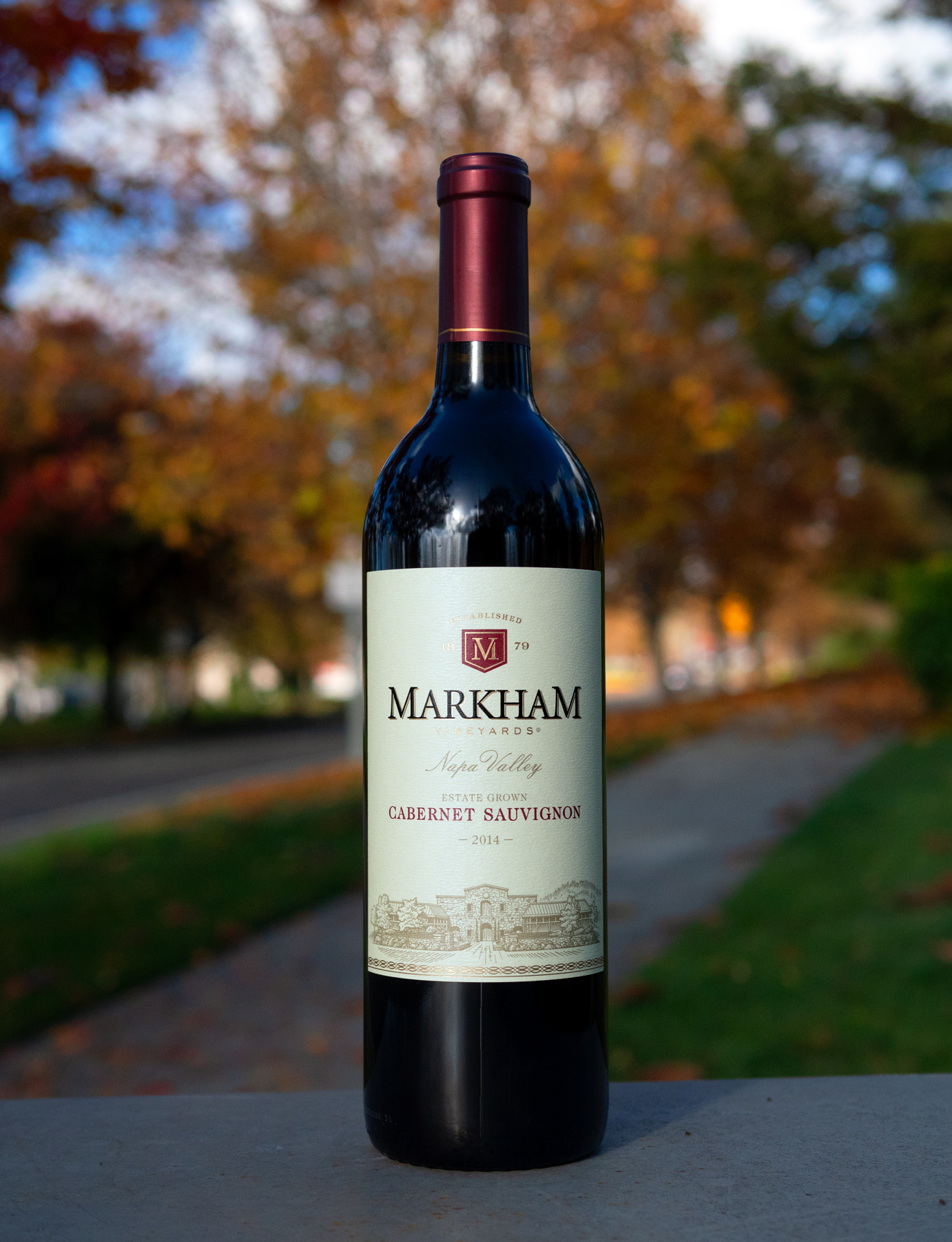 Markham Vineyards 2014 Estate Grown Napa Valley Cabernet Sauvignon 750ml Wine Bottle