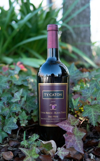 Ty Caton 2016 Sonoma County Upper Bench Block Three Red Wine 750ml Wine Bottle
