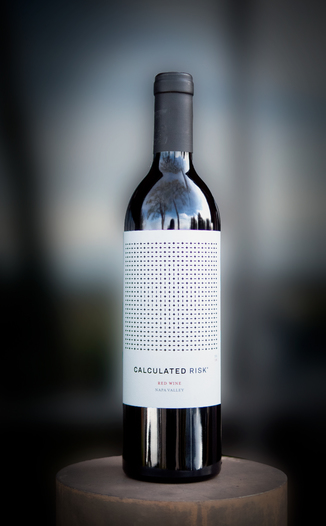 Calculated Risk 2016 Red Wine Napa Valley 750ml Wine Bottle