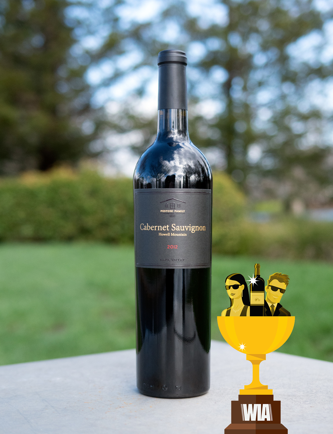 Pestoni Family 2012 Howell Mountain Estate Cabernet Sauvignon 750ml Wine Bottle