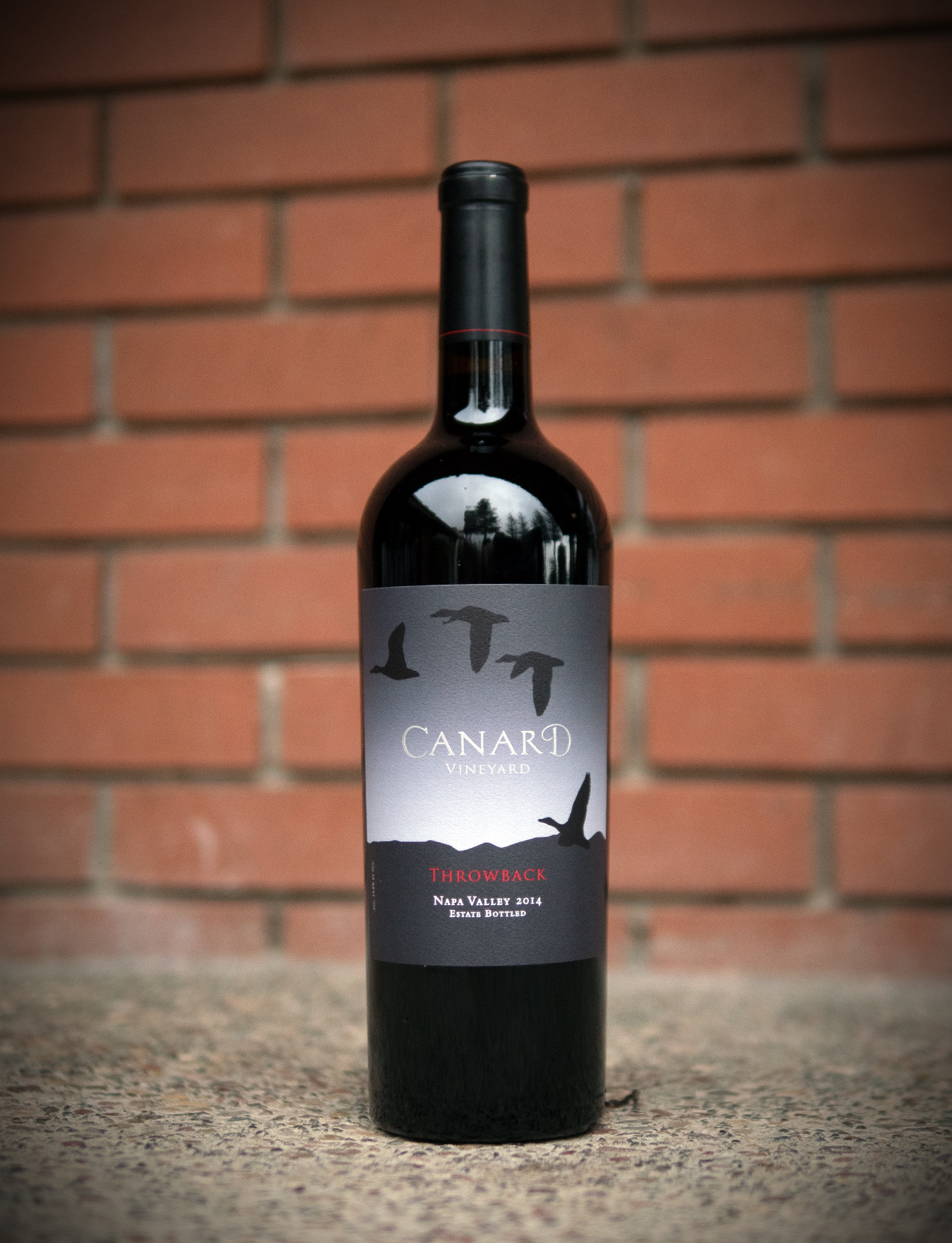 Canard Vineyard 2014 "Throwback" Napa Valley Red Wine 750ml Wine Bottle