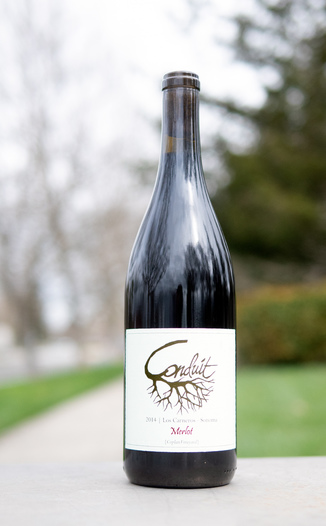Conduit Wine Co. 2014 Los Carneros Coplan Vineyard Sonoma Merlot 750ml Wine Bottle