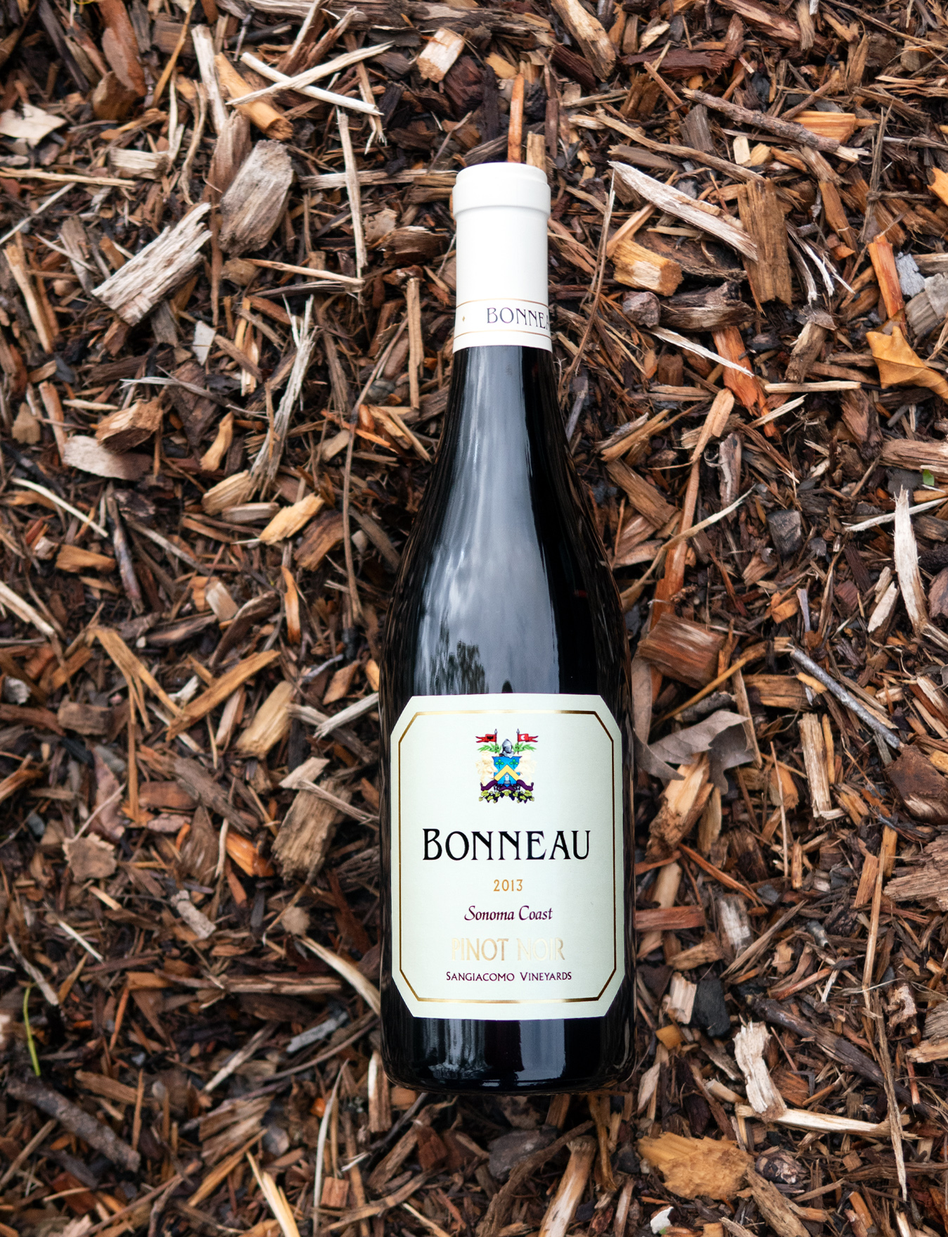 Bonneau 2013 Sonoma Coast Sangiacomo Vineyards Pinot Noir 750ml Wine Bottle