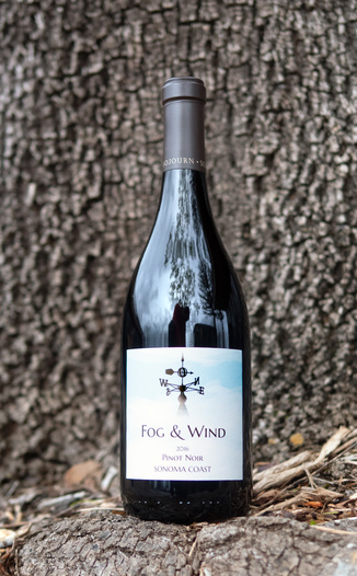 Fog & Wind Wines 2016 Sonoma Coast Pinot Noir 750ml Wine Bottle