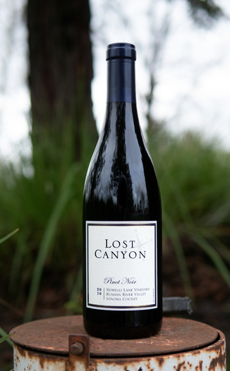 Lost Canyon Winery 2016 Morelli Lane Vineyard Russian River Valley Pinot Noir 750ml Wine Bottle