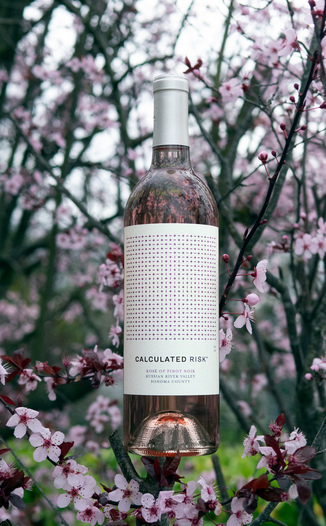 Calculated Risk 2018 Russian River Valley Sonoma County Rose of Pinot Noir 750ml Wine Bottle
