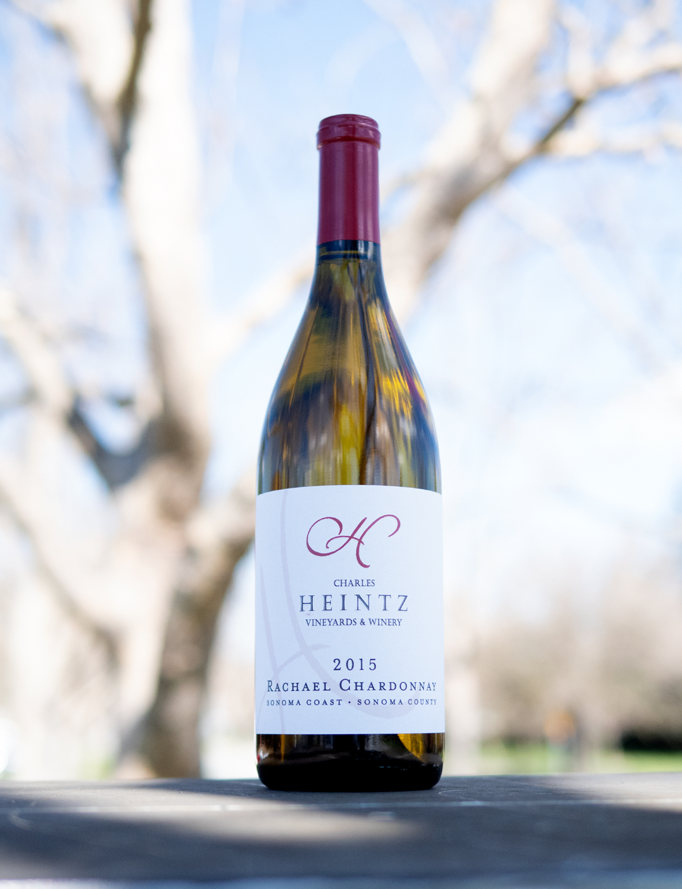 Charles Heintz Vineyards 2015 Sonoma Coast Sonoma County "Rachael" Chardonnay 750ml Wine Bottle