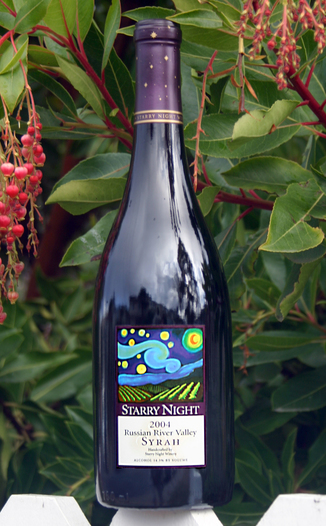 Starry Night Winery 2004 Russian River Valley Syrah 750ml Wine Bottle