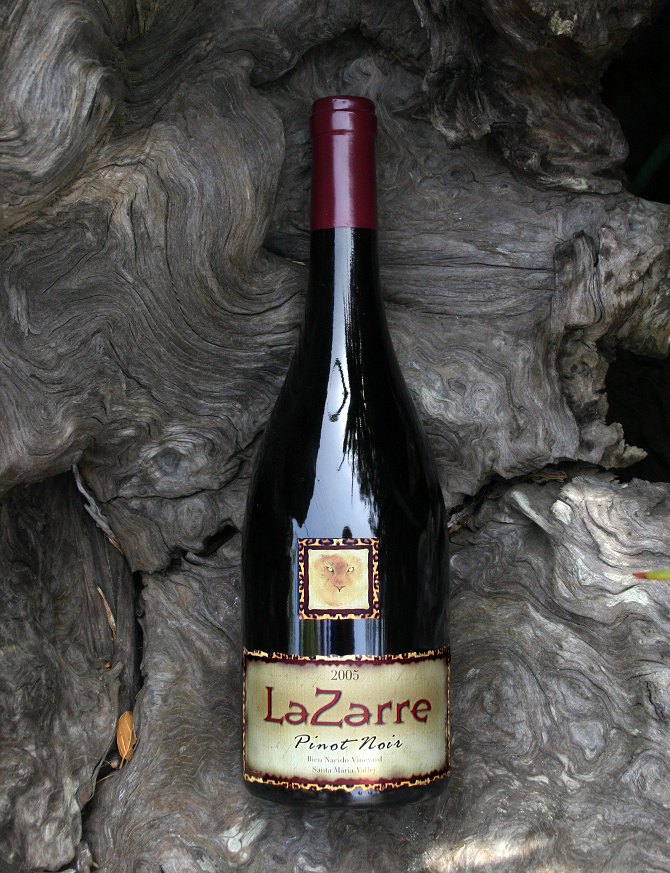LaZarre Wines 2005 Bien Nacido Vineyard Pinot Noir 750ml Wine Bottle