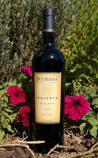 Bourassa Vineyards 2006 Reserve Petite Sirah 750ml Wine Bottle