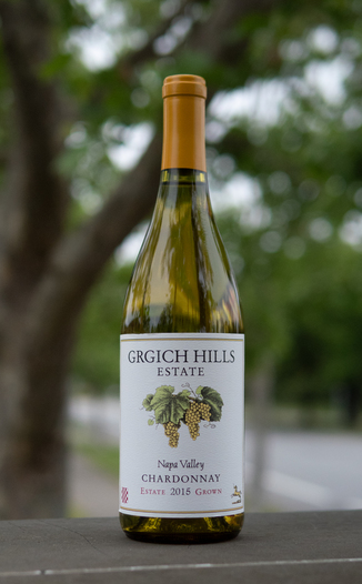 Grgich Hills Estate 2015 Napa Valley Estate Grown Chardonnay 750ml Wine Bottle