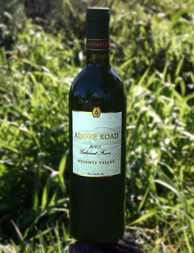 Adobe Road 2005 Knights Valley Cabernet Franc 750ml Wine Bottle